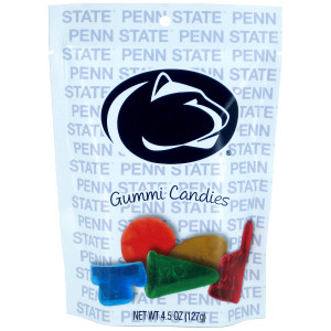gummi candies 4.5 oz pouch with Penn State Athletic Logo